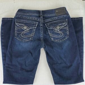 SILVER Suki Surplus Boot Cut Jeans, W27/L30